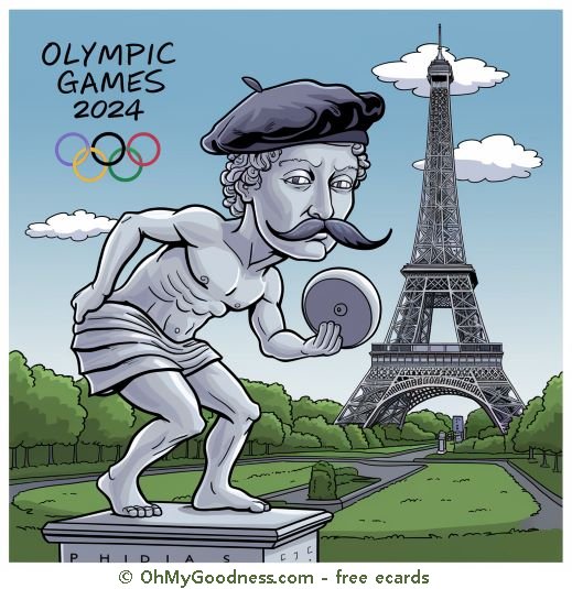 The Discobolus of Paris 2024