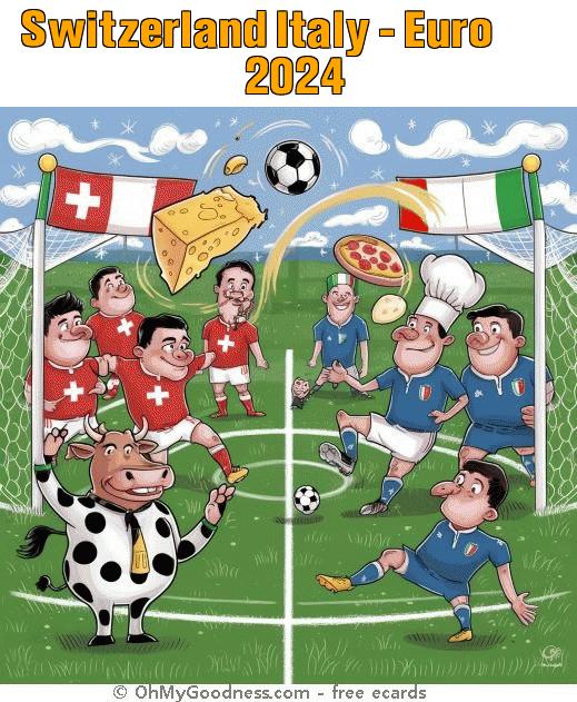 : Switzerland Italy - Euro 2024