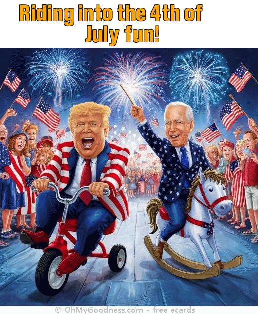 : Riding into the 4th of July fun!