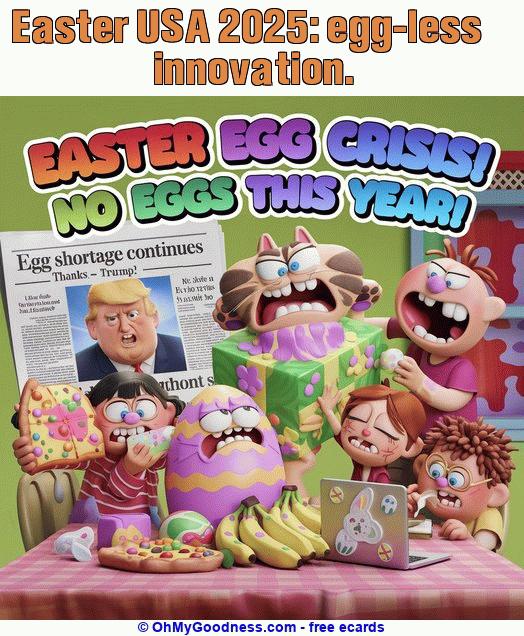 : Easter USA 2025: egg-less innovation.