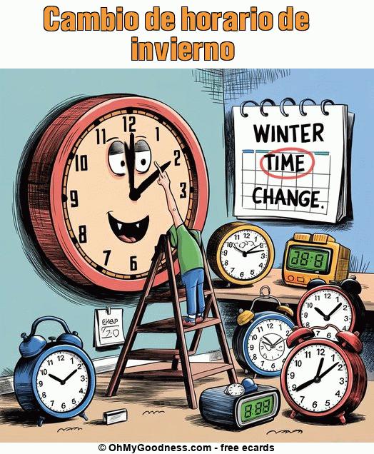 : Cambio de horario de invierno