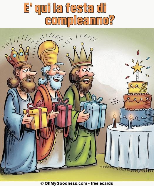 : E' qui la festa di compleanno?