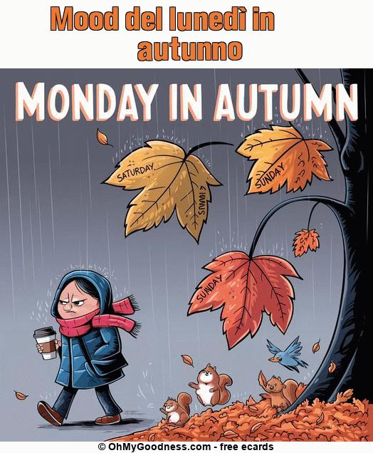 : Mood del luned in autunno