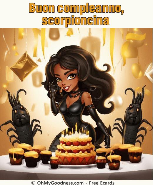 : Buon compleanno, scorpioncina