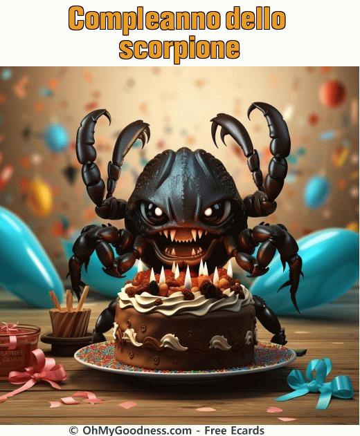 : Compleanno dello scorpione