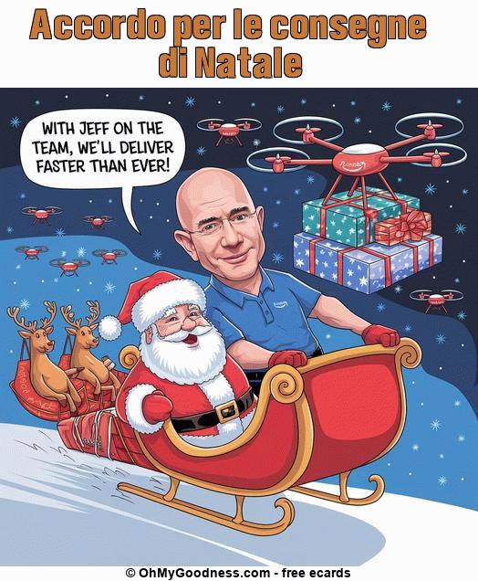 : Accordo per le consegne di Natale