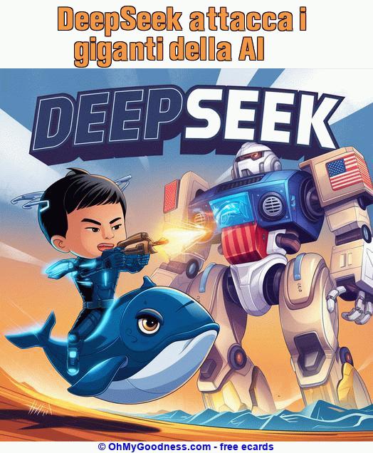 : DeepSeek attacca i giganti della AI