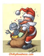 Santa delivering technology...