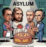 Best wishes from your fellow asylum mates