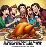 Fake turkey, real likes!